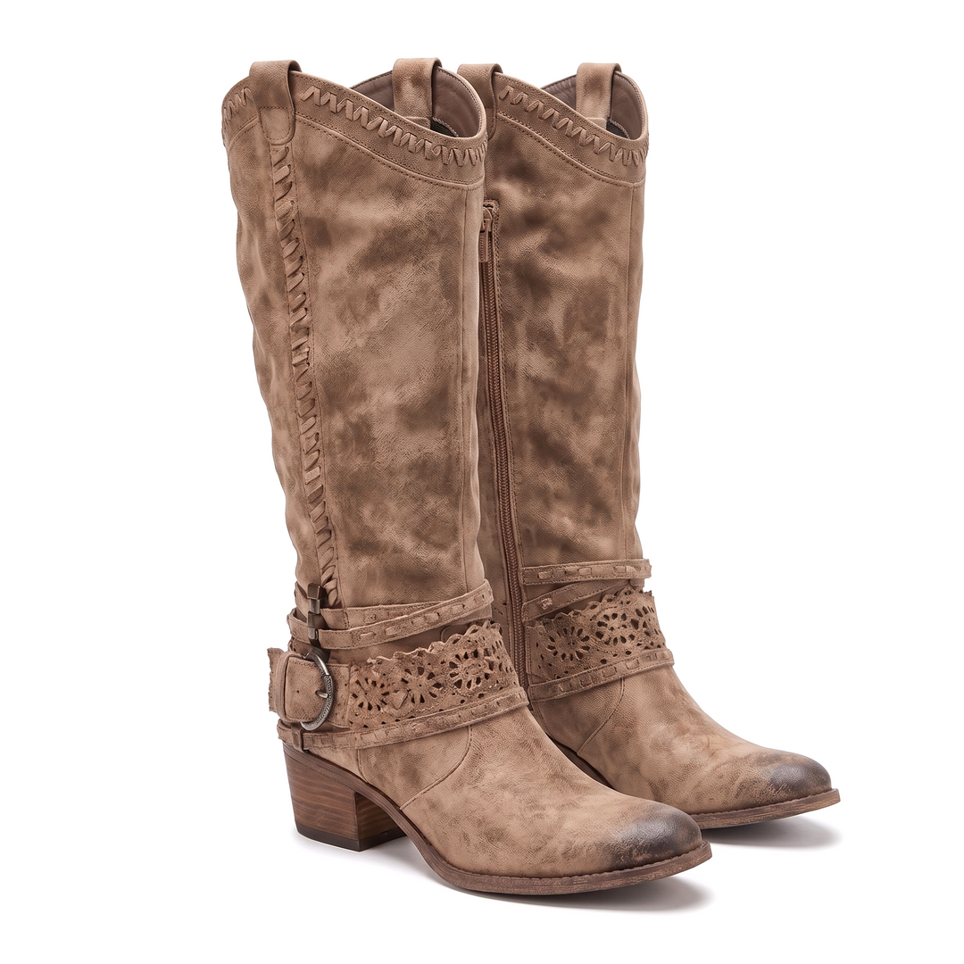 Georgia | Slouched Western Boots