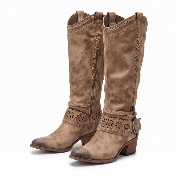Georgia | Slouched Western Boots